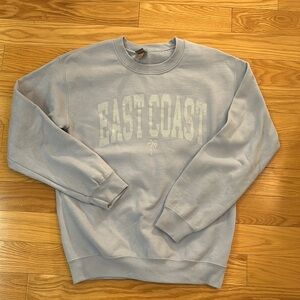 blue “east coast” crewneck
